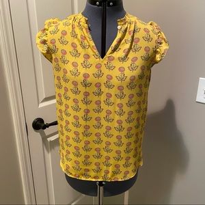 Loft flutter sleeve top